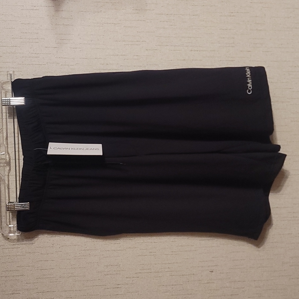 CALVIN KLEIN JEANS MEN'S SUPER SOFT PAJAMA SHORTS: BLACK: NWT: SZ SMALL
